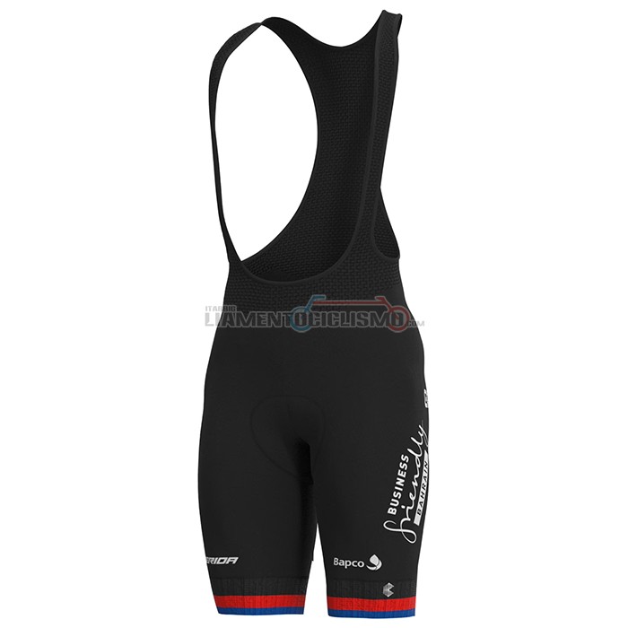 Abbigliamento Ciclismo Bahrain Victorious Manica Corta 2022 Bianco